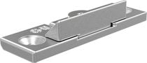 Fiche intermédiaire OF UNI-JET Jeu de 12 mm sans rainure axe 9 mm