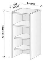 Caisson sur plan Blanc