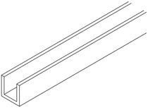 Rail de guidage aluminium Pour Hawa Junior Symmetric, Télescopic, 120, 160 et 250 bois