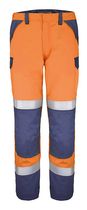 Pantalon HV multirisques orange/marine CBRE