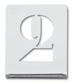 POCHOIR CHIFFRE, métal, zinc, chiffres pochoirs, 7 cm, design, atelier,  pochoirs