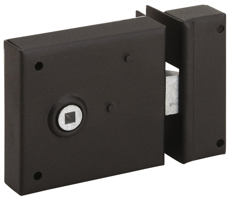 Serrure En Applique Horizontale JPM - Bec-de-cane Seul, Axe 70 Mm - Neuf, Pour Porte Intérieure