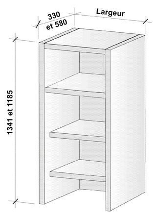Caisson sur plan