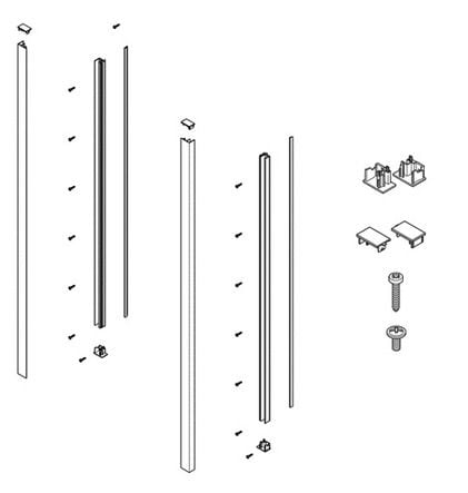 Rail de guidage crystal-line