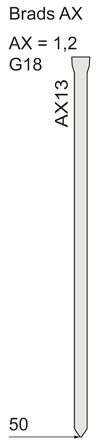 Pointe tête homme ax
