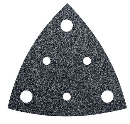 Abrasif triangulaire avec perforation