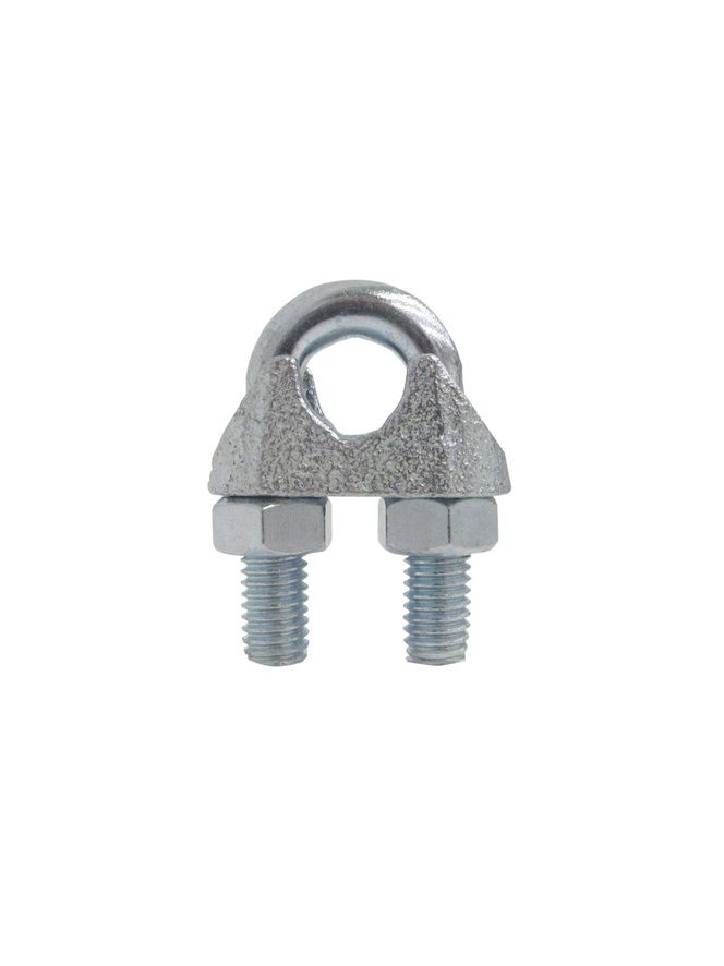 Serre-câble à étrier 16 Mm - Lot De 5, En Acier Zingué, Pour Câbles Ronds