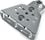 Platine de fixation pour moteur de portail