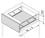Kit tiroir LÉGRABOX free - Inox anti-traces de doigts - TIP-ON