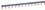 Peigne d'alimentation HX3 horizontal 1P