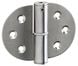 Paumelle applique inox pour cloison