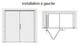Garniture Hawa folding concepta 25 porte bois