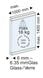 Hawa Clipo 16 GPK/GPPK IS garniture 2 portes verre