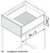 Kit tiroir LÉGRABOX pure - Inox anti-traces de doigts - TIP-ON