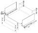 Kit tiroir LÉGRABOX pure - Inox anti-traces de doigts - TIP-ON