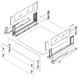 Kit tiroir LÉGRABOX free - Inox anti-traces de doigts - TIP-ON