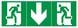 Étiquette de signalisation d'évacuation